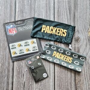 $8 SALE!! NWT NFL Packers Green and Gold Fan Accessories